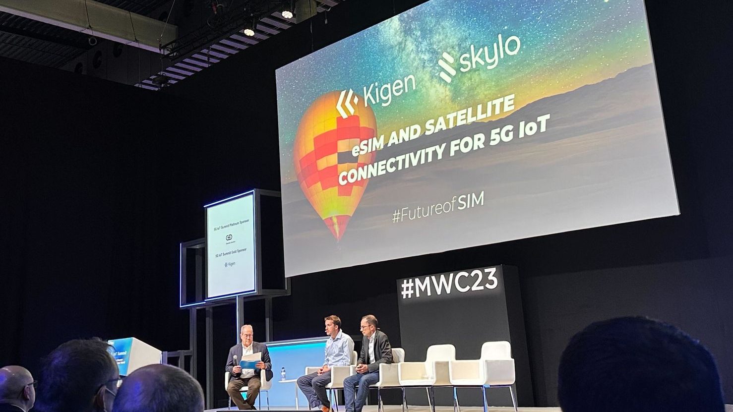 Kigen and Skylo present the opportunities in satellite and cellular connectivity convergence at GSMA 5G IoT Summit during MWC23 Barcelona.
