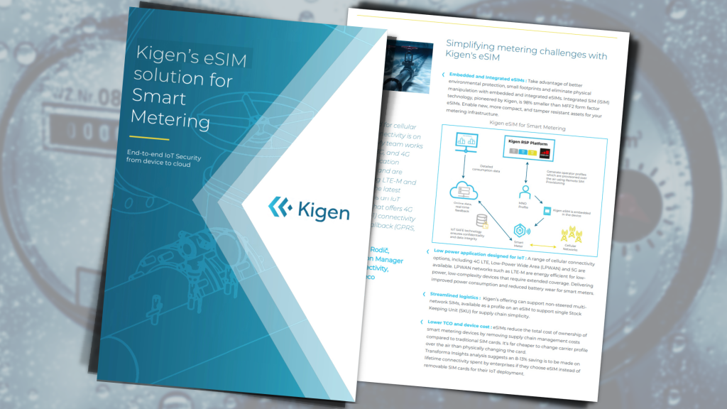 Solution brief for smart metering Kigen eSIM OS
