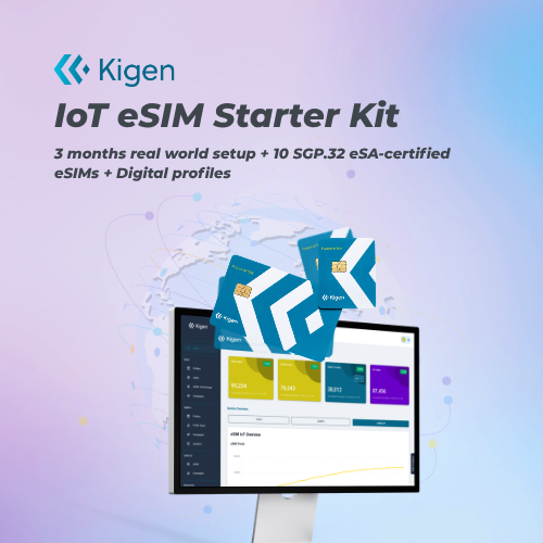 Kigen IoT eSIM start kIt